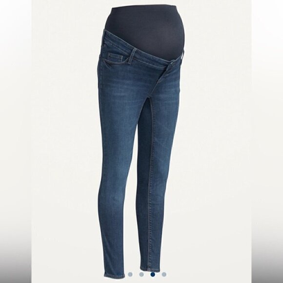 Old Navy 4 Small Maternity Jeans Jegging Full Panel Pregnancy Pants Skinny Leg 4 - Picture 4 of 10